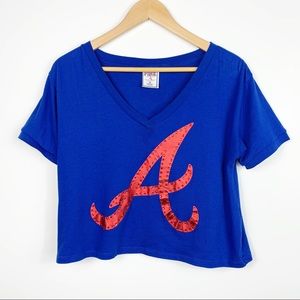 PINK | Atlanta Braves Crop Top